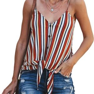 🖤Striped tank